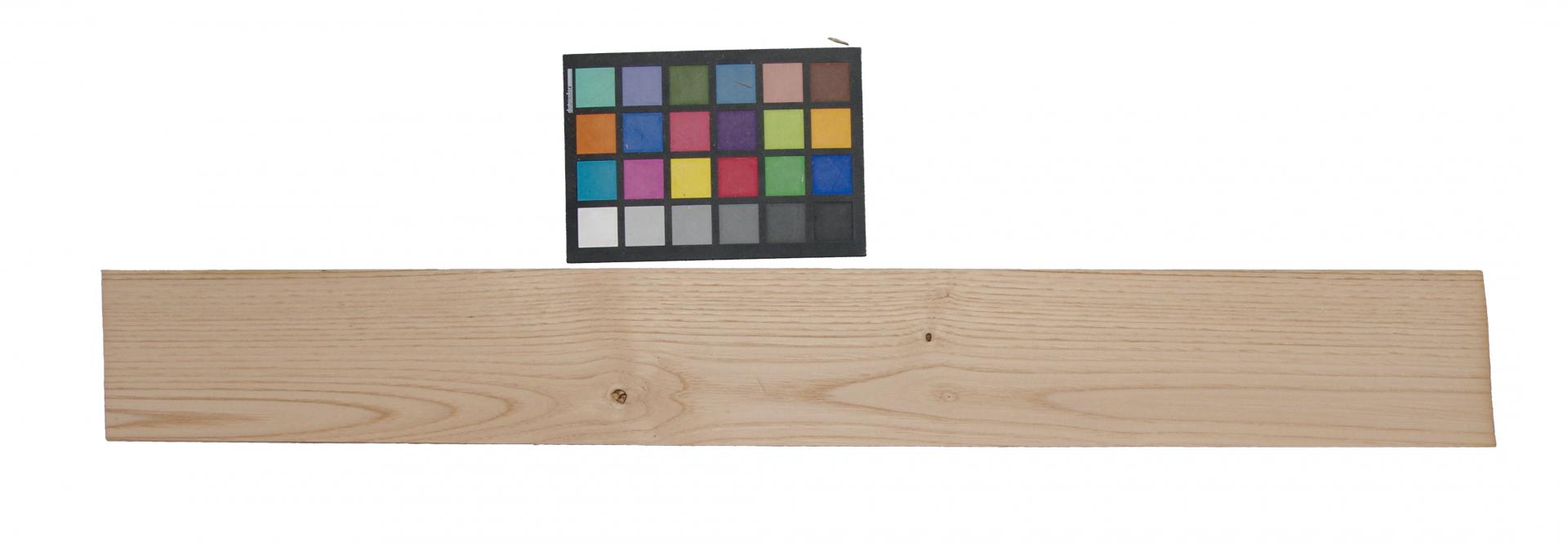 Chestnut, - veneer (0,6mm) - 1,82m² (20pcs. x 91cm x 10cm)