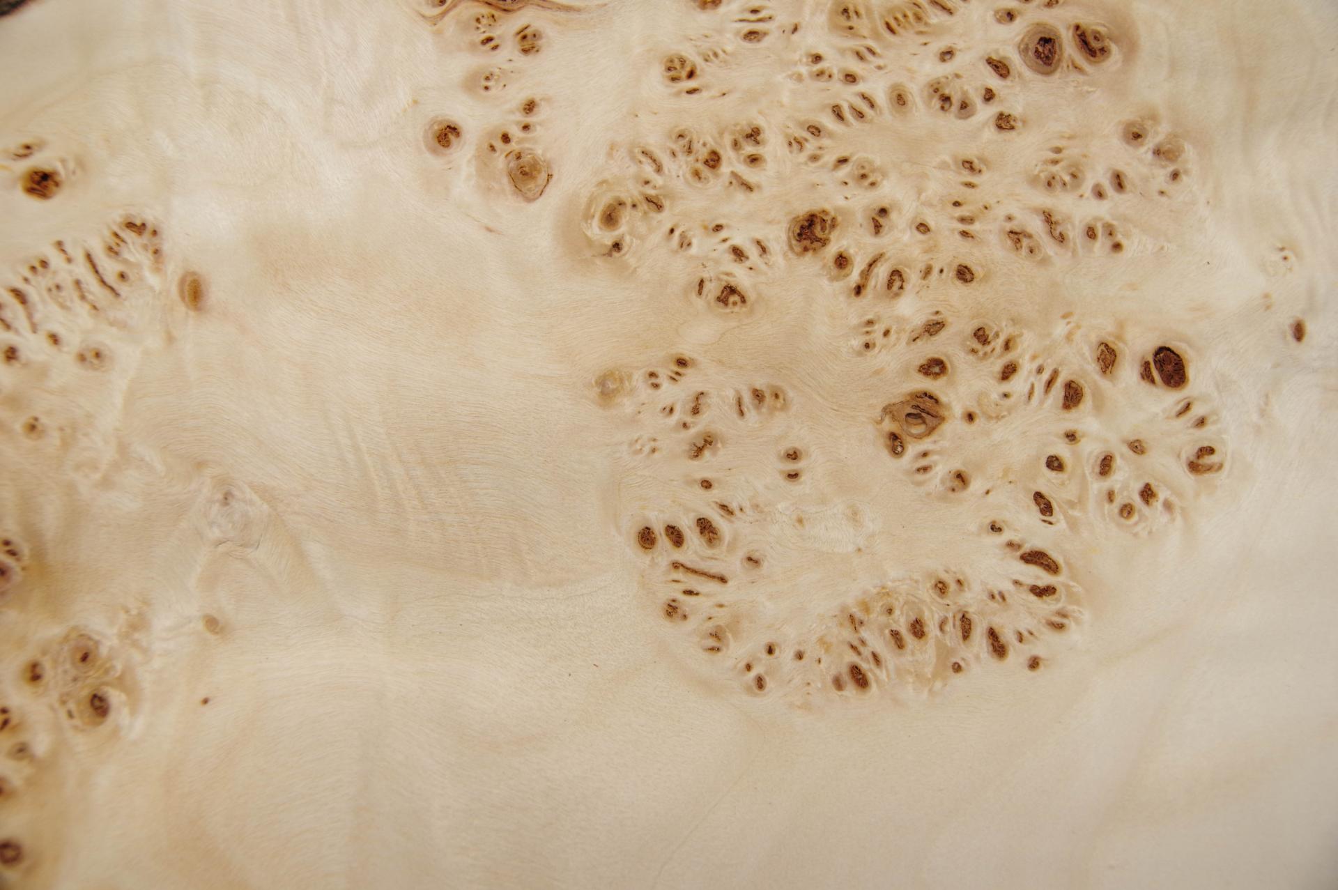 Pappel Maser (Mapa) -Furnier (0,6mm) - 1,76m² (18Stk. x 28cm x 35cm)