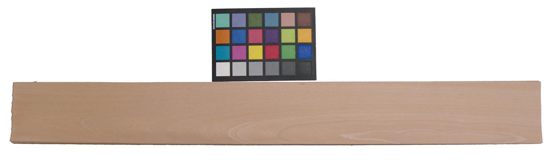 Buche -Furnier (0,6mm) - 2,61m² (24Stk. x 99cm x 11cm)