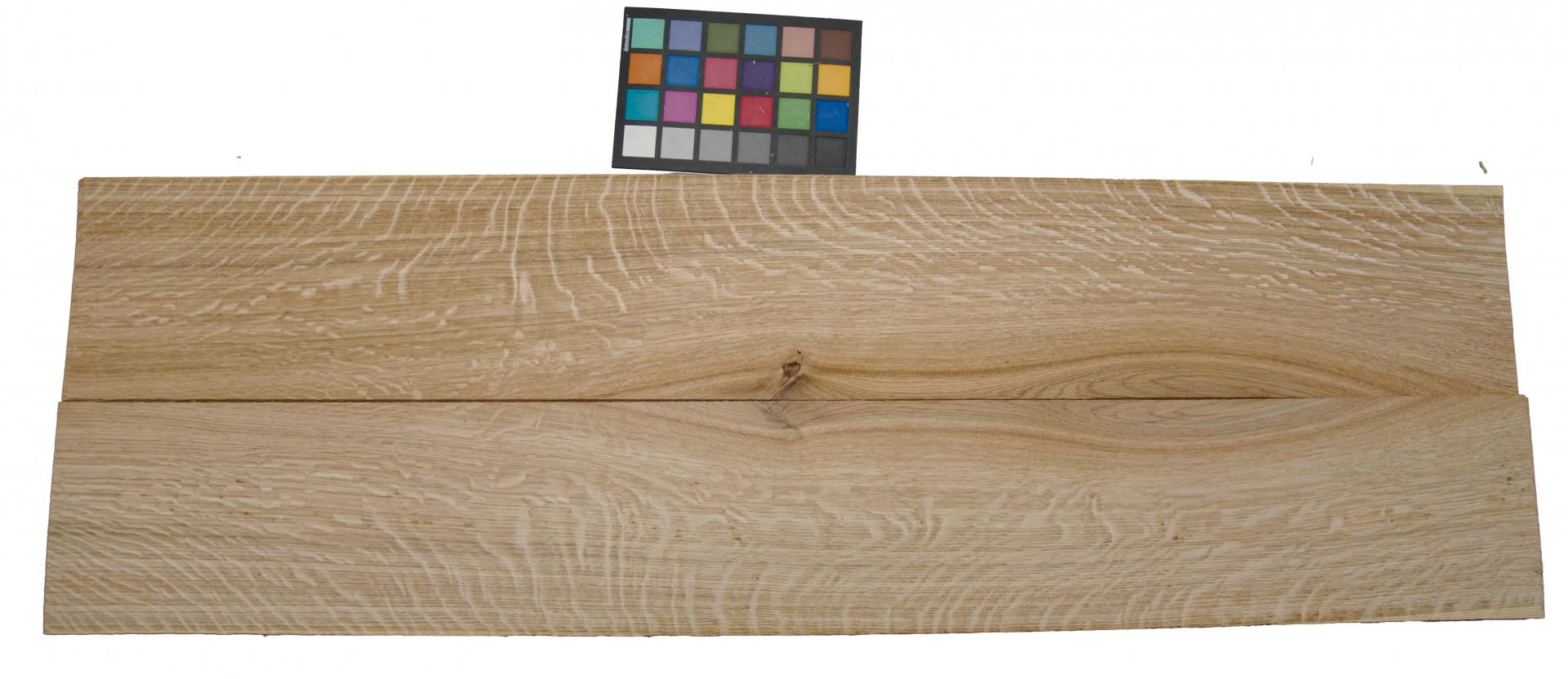 Eiche, europäische -Furnier (2,2mm) - 1,58m² (8Stk. x 116cm x 17cm)