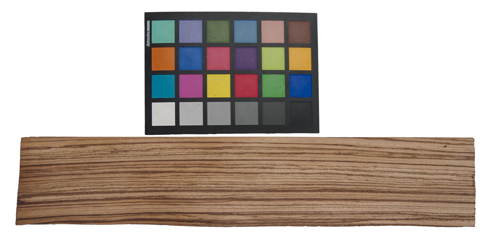 Zebrawood, - veneer (0,6mm) - 0,71m² (15pcs. x 50cm x 9,5cm)
