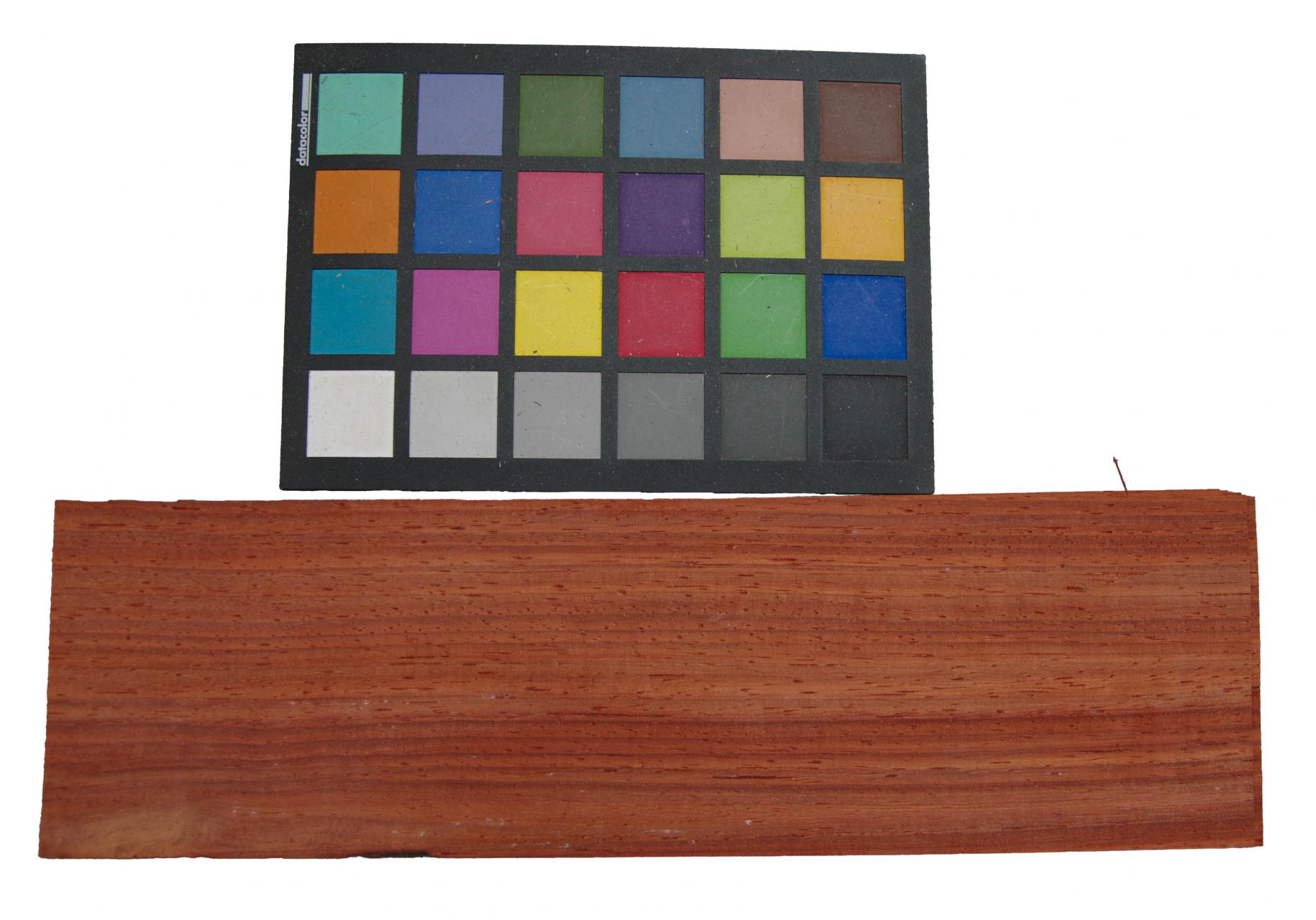 Padouk, - veneer (0,6mm) - 0,7m² (20pcs. x 35cm x 10cm)