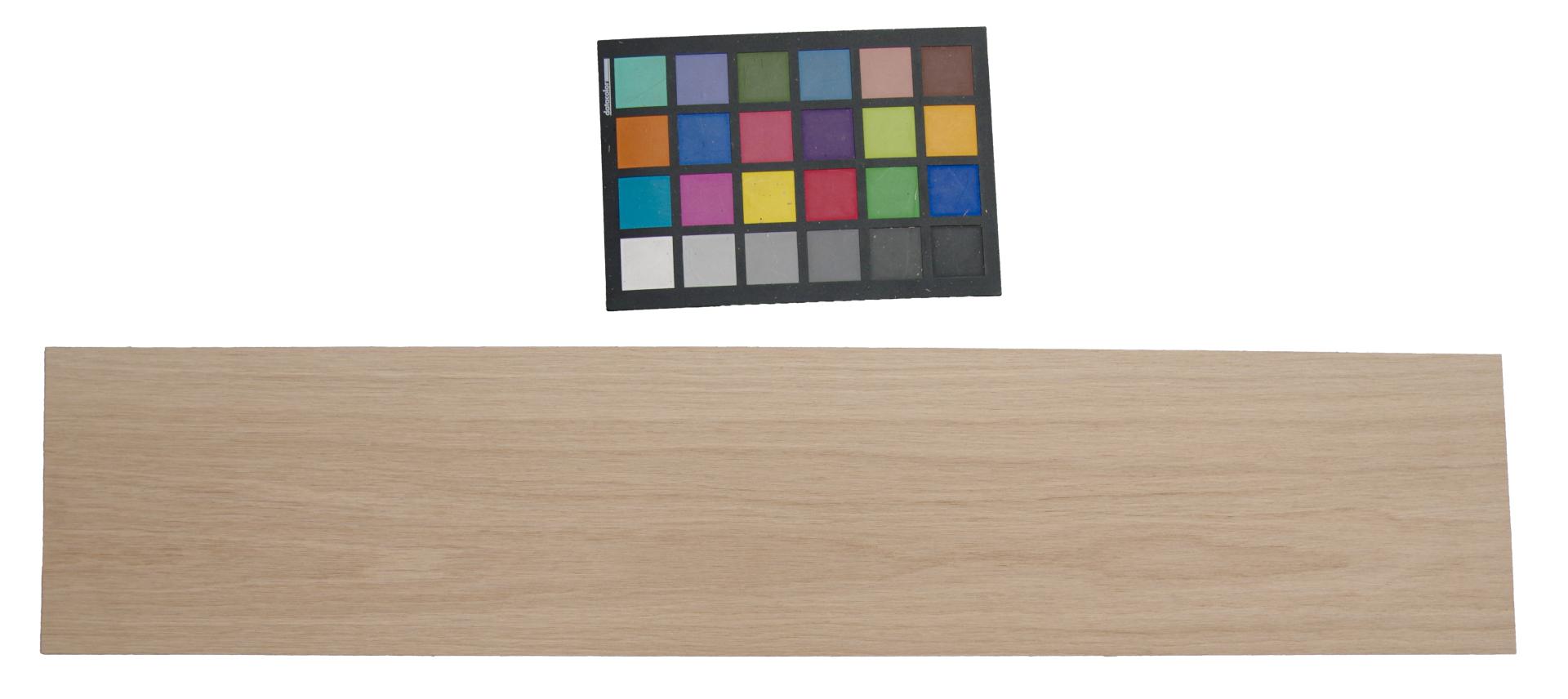 Eiche, weiß, amerikanische -Furnier (3,9mm) - 0,11m² (1Stk. x 72cm x 15cm)