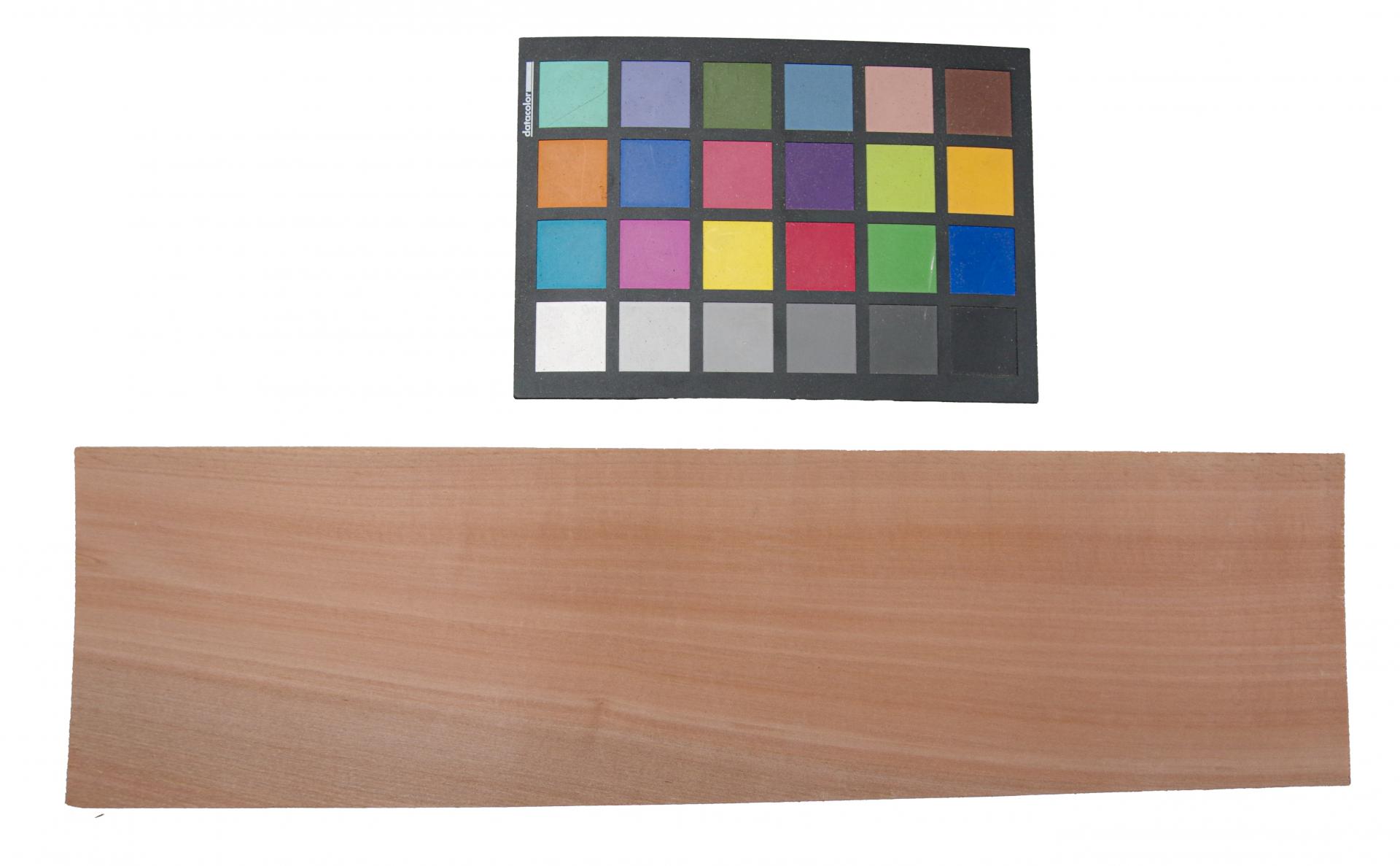 Elsbeere (schweizer Birnbaum) -Furnier (2mm) - 0,39m² (7Stk. x 46cm x 12cm)