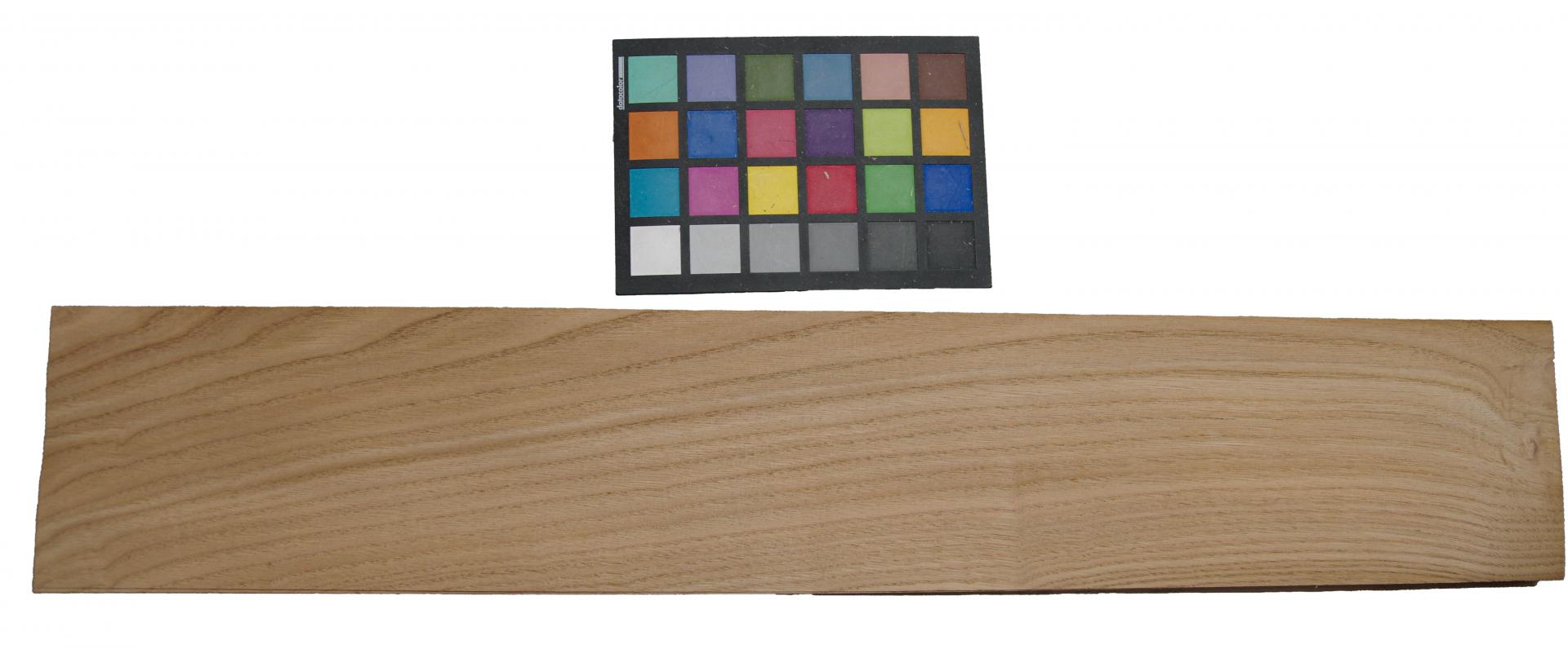 Chestnut, - veneer (0,6mm) - 2,21m² (21pcs. x 78cm x 13,5cm)