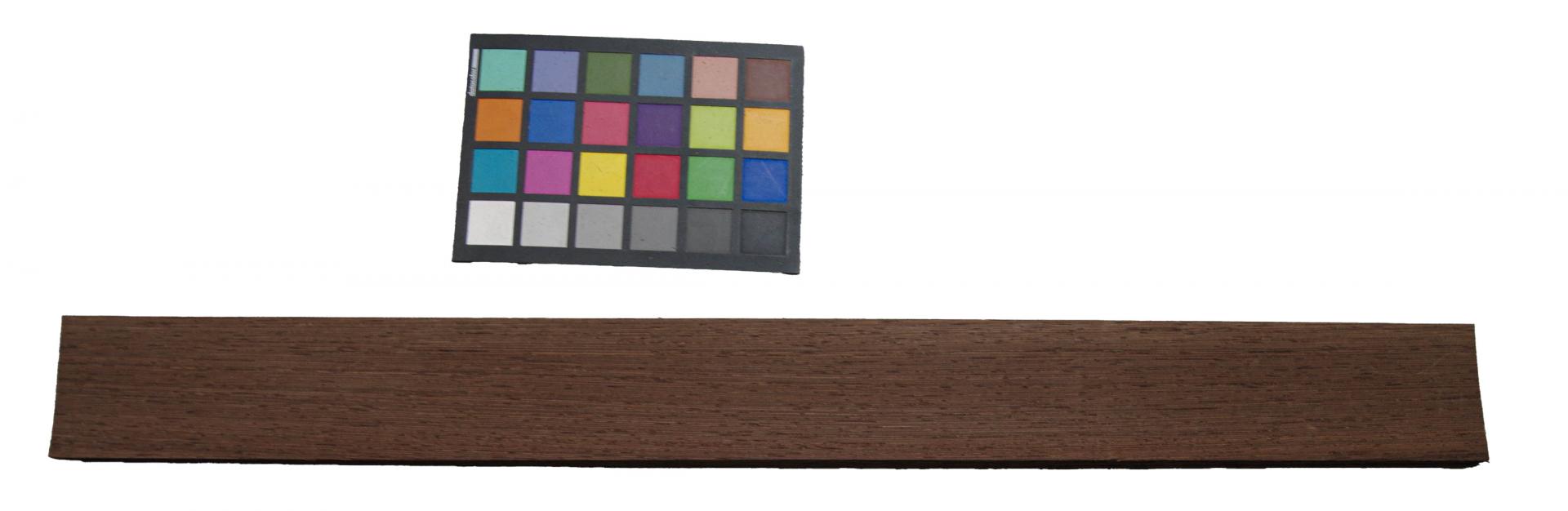 Wenge -Furnier (1,4mm) - 0,7m² (12Stk. x 78cm x 7,5cm)