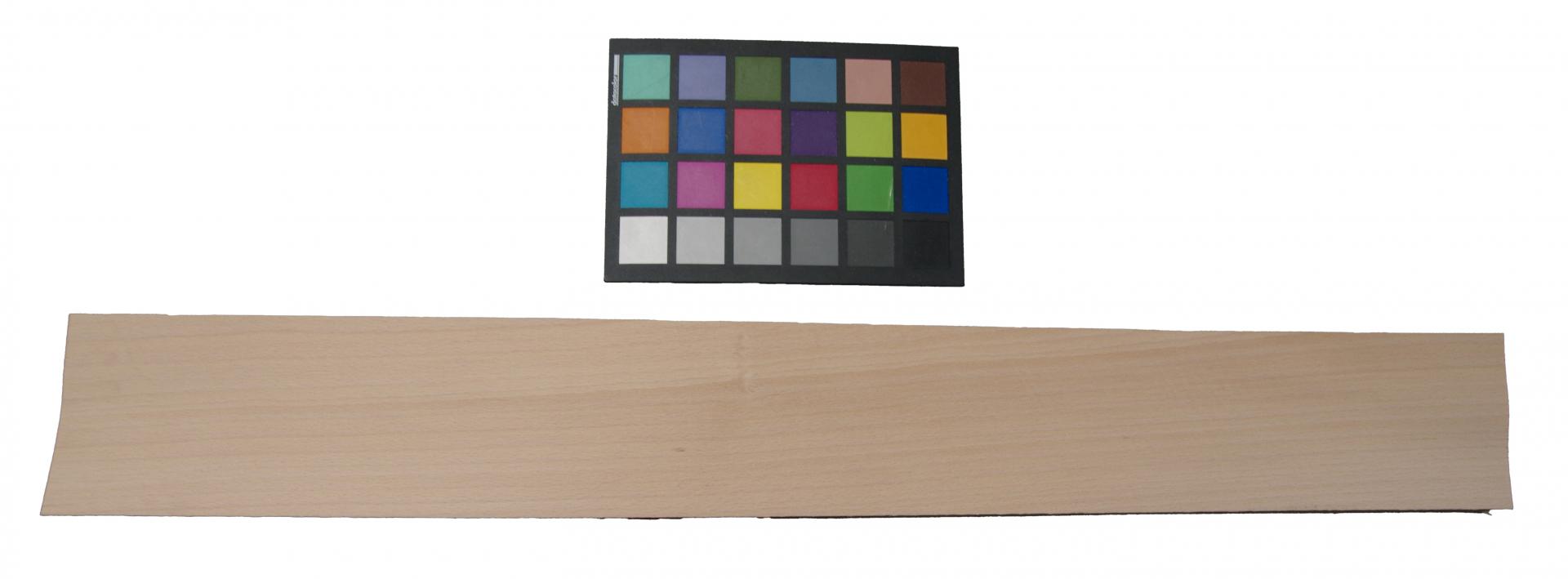 Buche -Furnier (0,6mm) - 1,76m² (24Stk. x 77cm x 9,5cm)