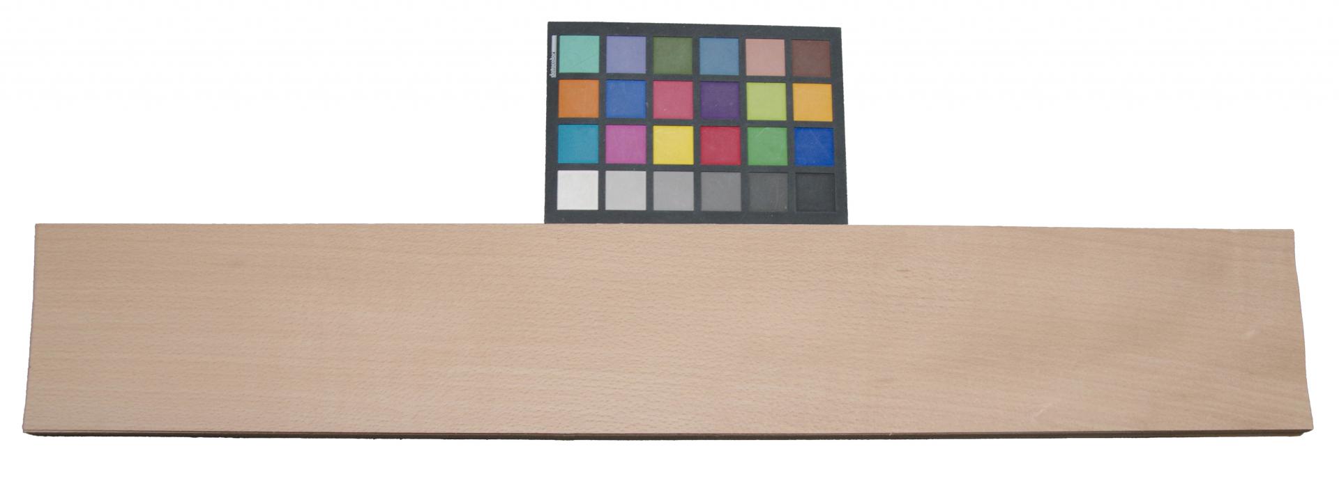 Beech, - veneer (0,6mm) - 3,2m² (32pcs. x 80cm x 12,5cm)