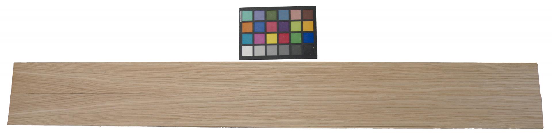 Eiche, europäische -Furnier (0,9mm) - 0,51m² (5Stk. x 135cm x 7,5cm)