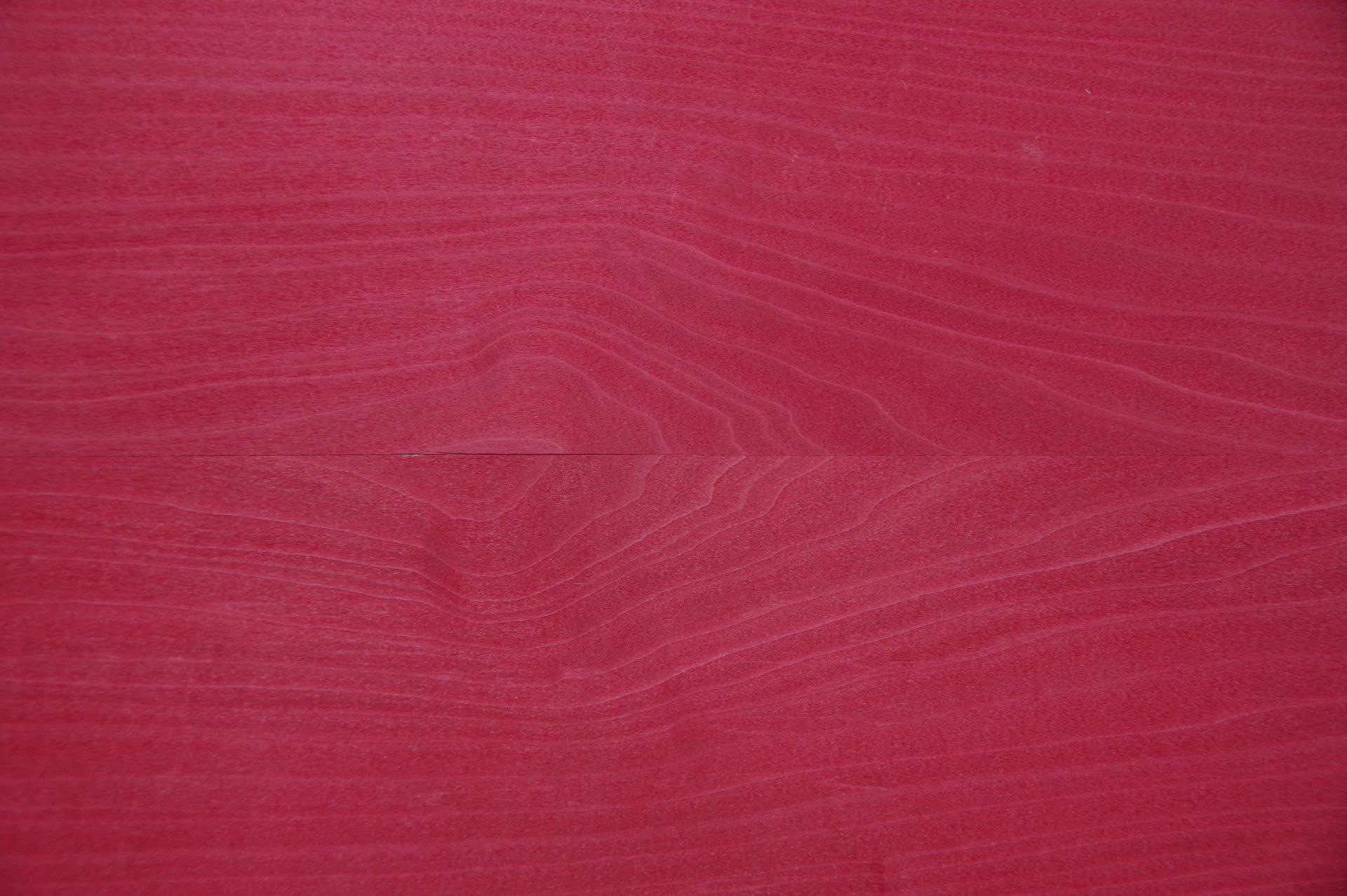 Tulipier, rot gefärbtes -Furnier (0,6mm) - 2,67m² (28Stk. x 68cm x 14cm)