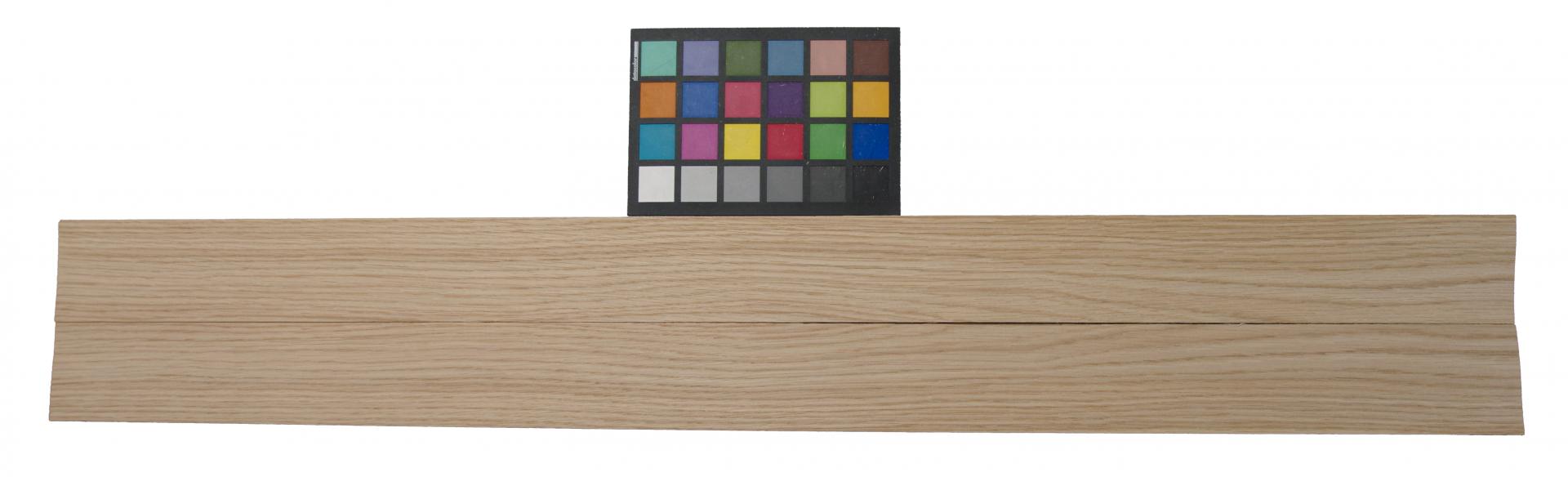 Eiche, europäische -Furnier (0,9mm) - 0,59m² (8Stk. x 106cm x 7cm)