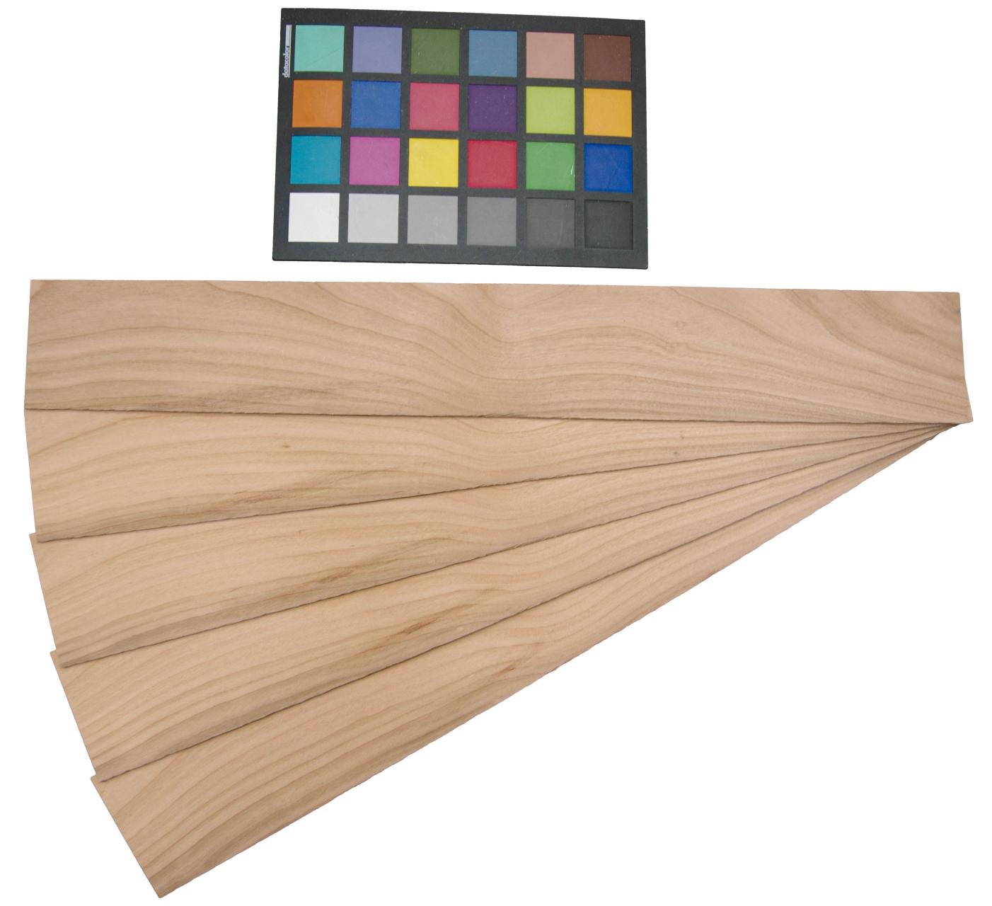 Kirschbaum, europäischer -Furnier (2,4mm) - 0,16m² (5Stk. x 48cm x 6,5cm)