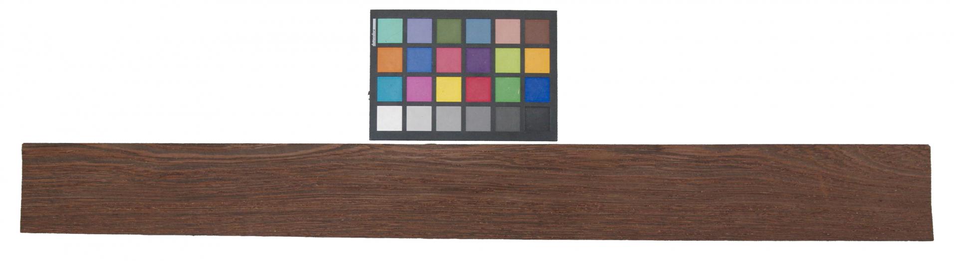 Wenge -Furnier (0,6mm) - 1,28m² (14Stk. x 96cm x 9,5cm)