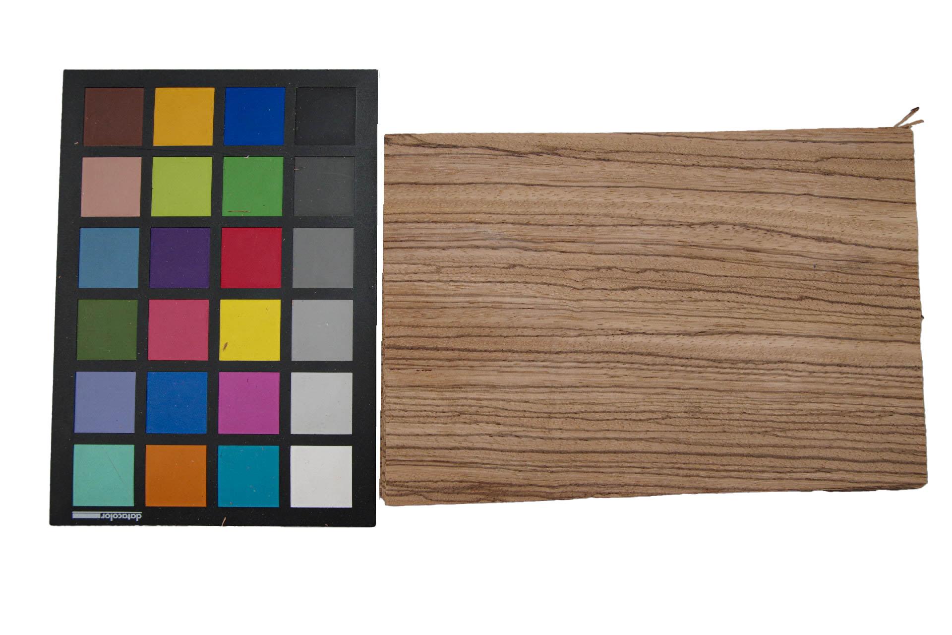 Zebrano -Furnier (0,6mm) - 0,73m² (22Stk. x 22cm x 15cm)