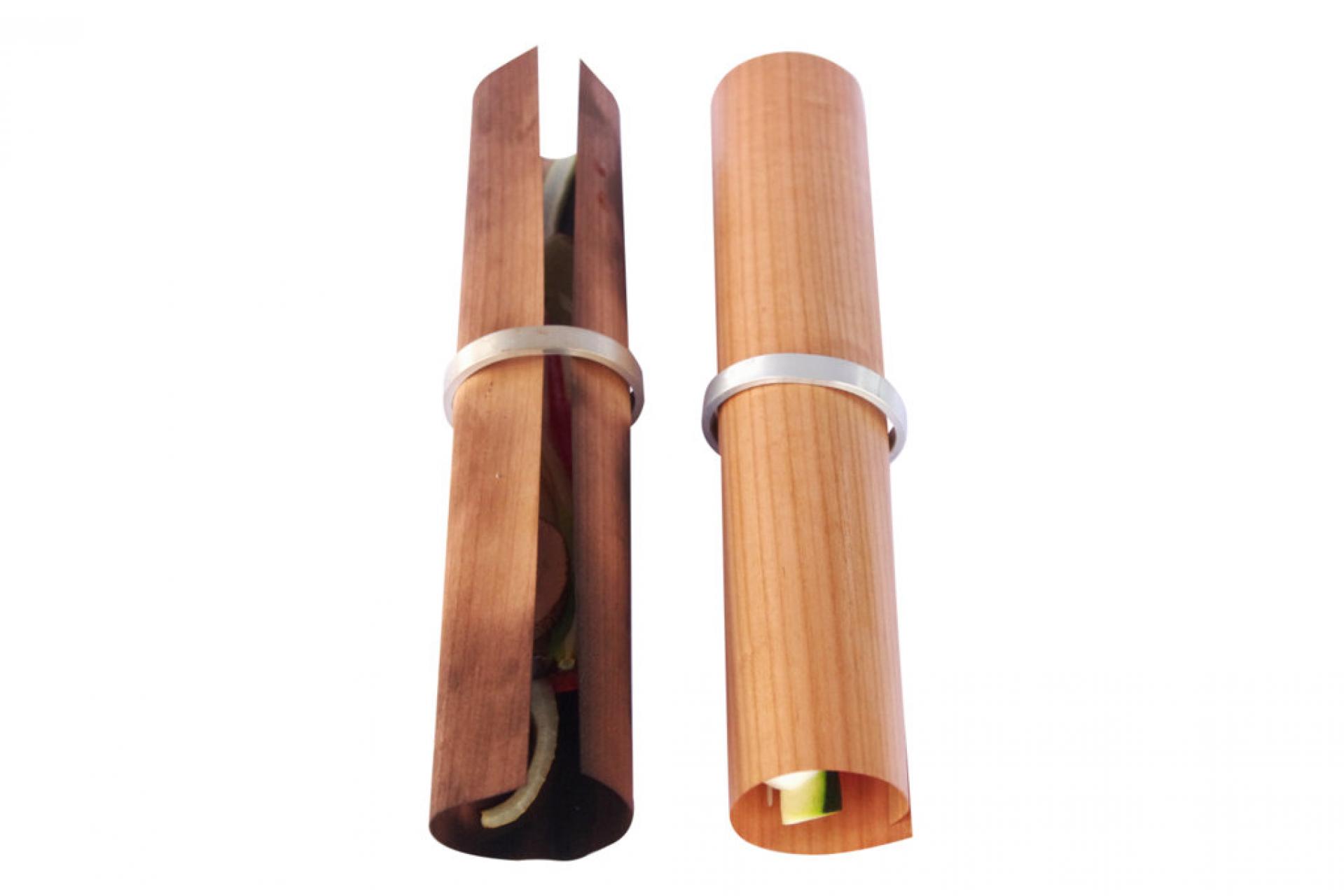 Kirschbaum Grill-Räucherfurnier 12 Blatt, 29 x 15