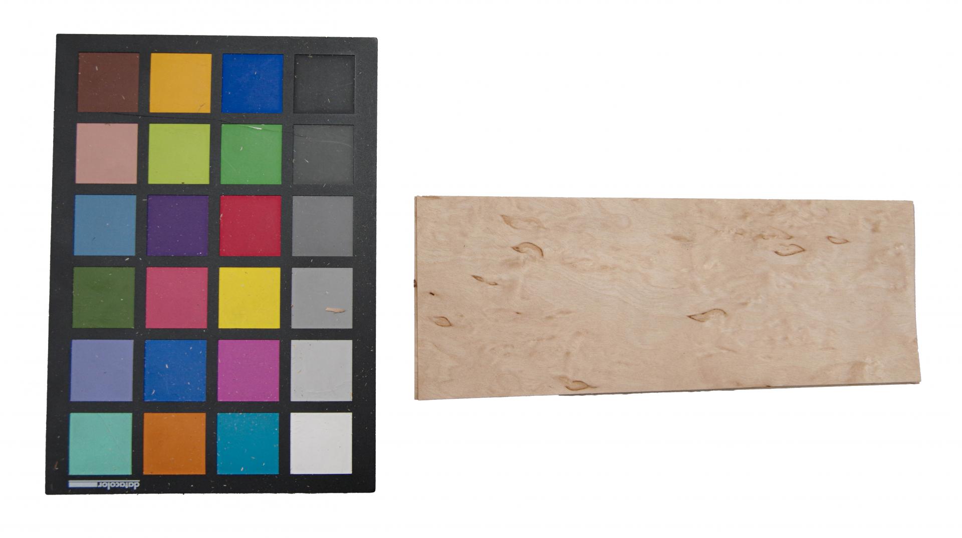 Birke Maser -Furnier (0,6mm) - 0,08m² (5Stk. x 22cm x 7cm)