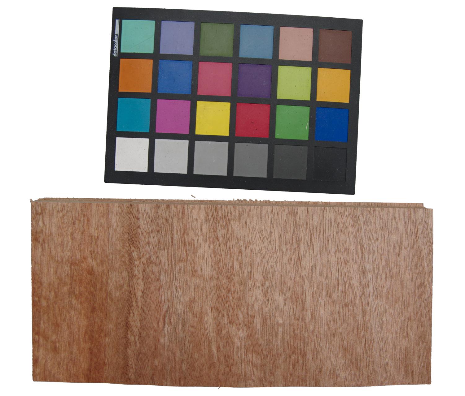 Gabun-Mahagoni, Okoumé -Furnier (0,6mm) - 1,06m² (28Stk. x 13cm x 29cm)