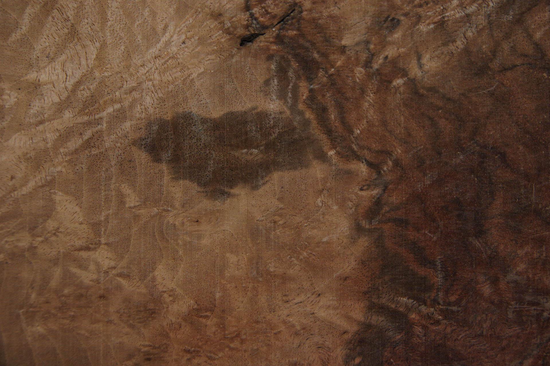 Nussbaum Maser -Furnier (1,5mm) - 0,16m² (6Stk. x 22cm x 12,5cm)