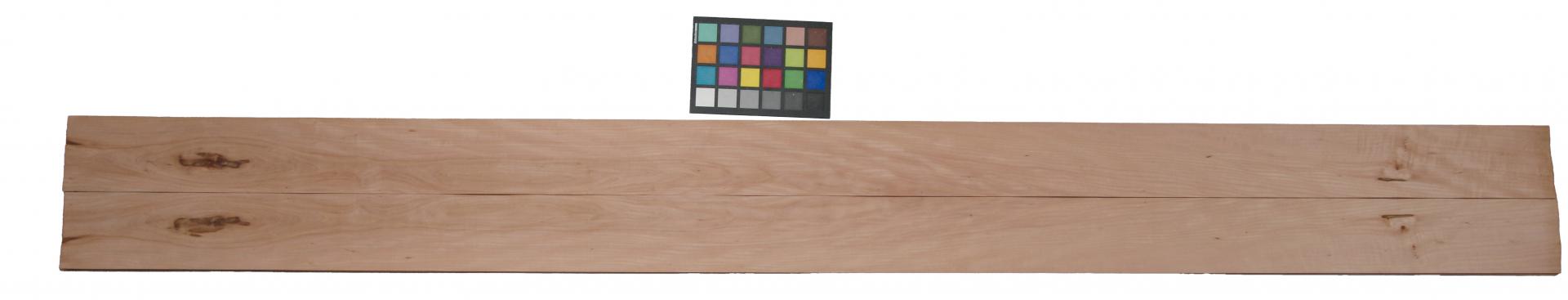 Schweizer Birnbaum (Elsbeere) -Furnier (0,6mm) - 4,83m² (22Stk. x 209cm x 10,5cm)