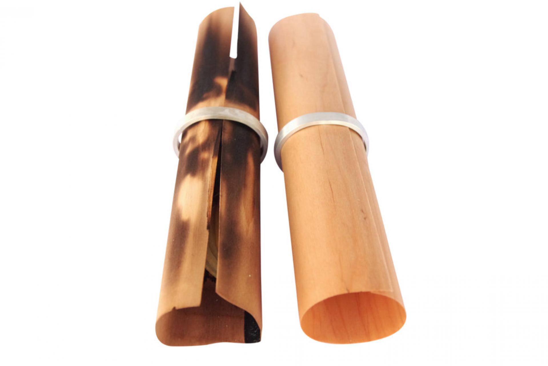 Erle Grill-Räucherfurnier 12 Blatt 29 x 15