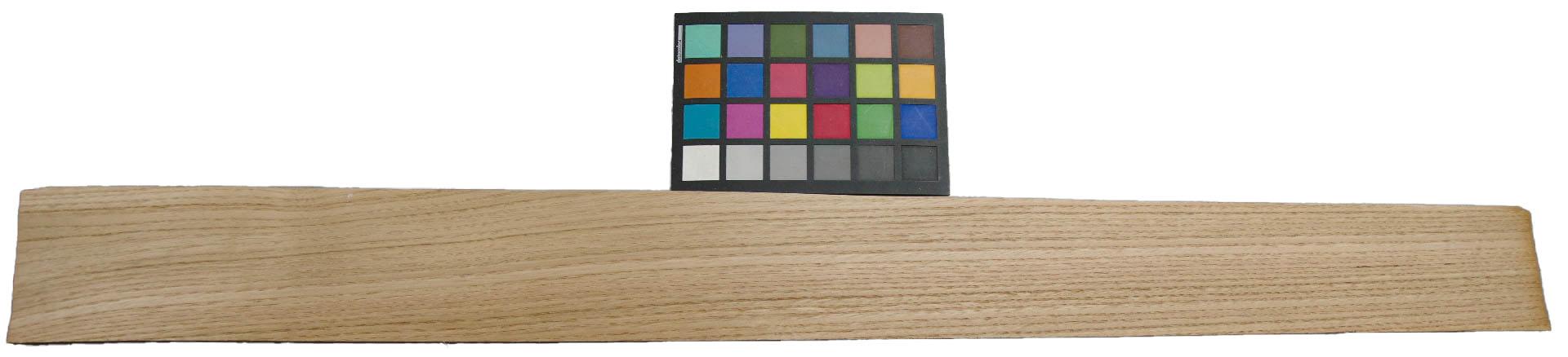 Chestnut, - veneer (0,6mm) - 1,73m² (18pcs. x 107cm x 9cm)