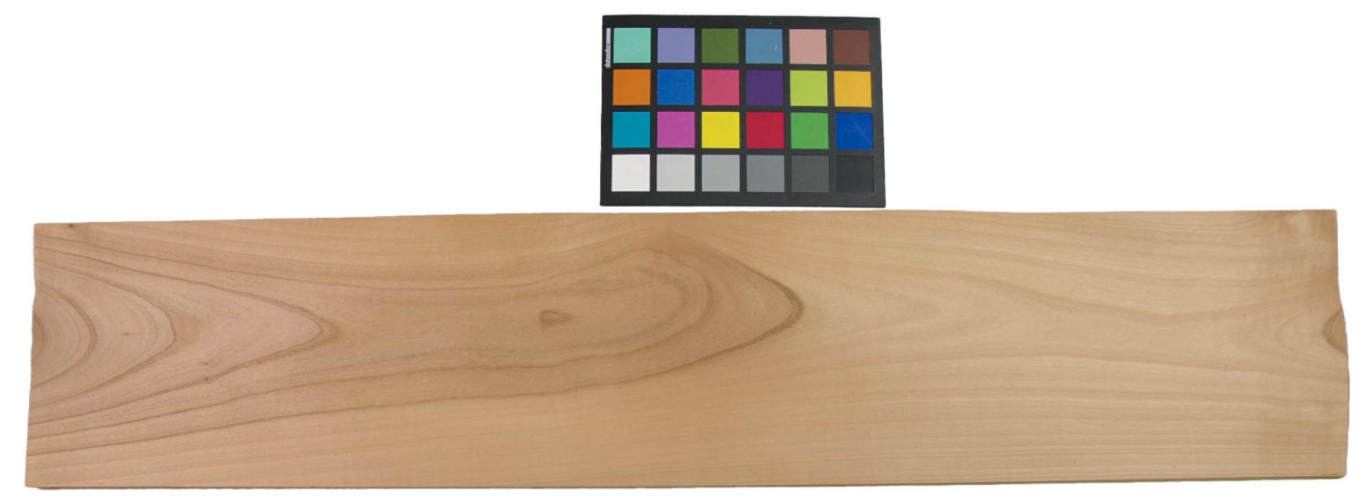 European Cherry, veneer with Colour reference card
