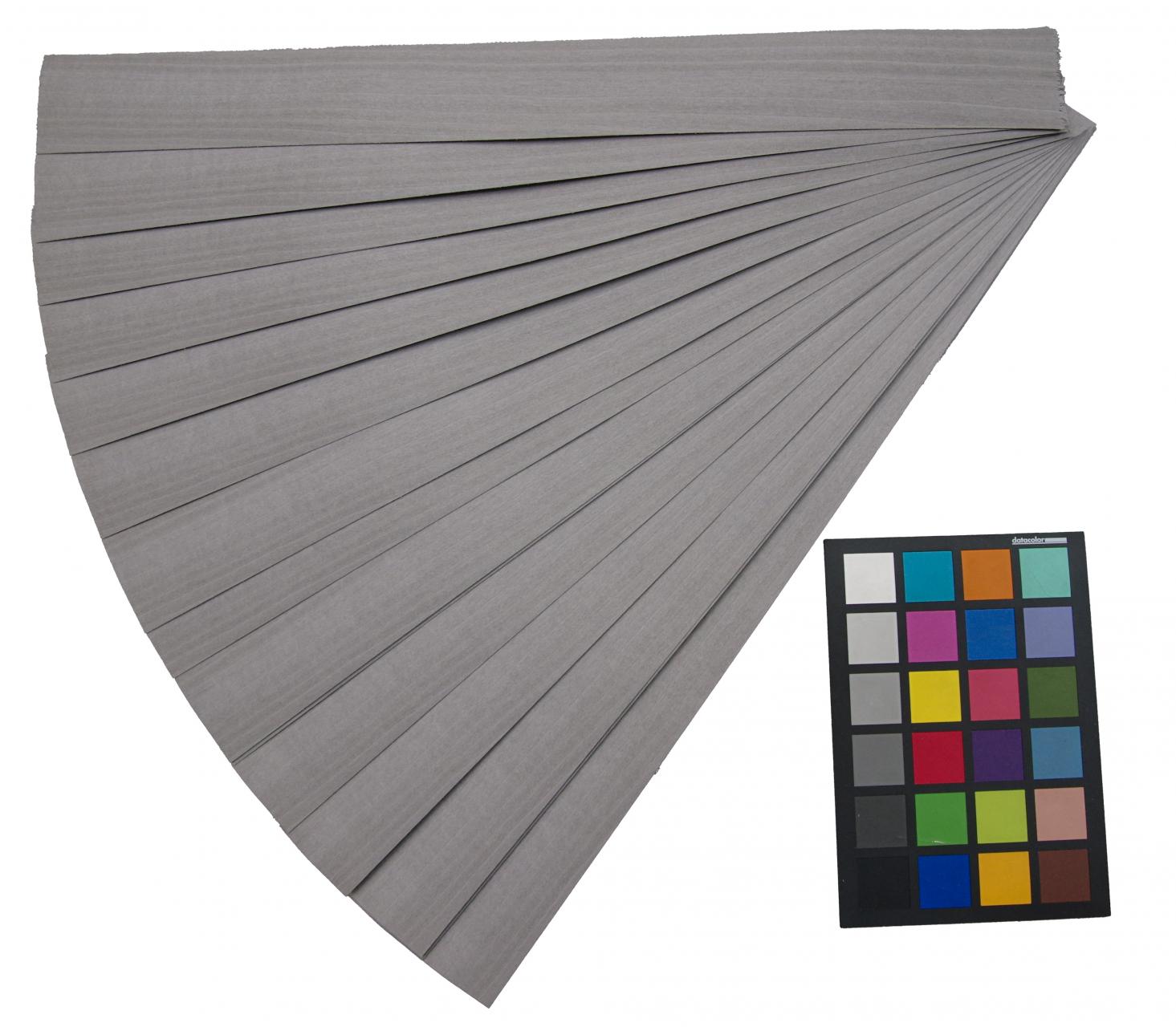 Tulipier, silber grau gefärbtes -Furnier (0,6mm) - 0,62m² (20Stk. x 56cm x 5,5cm)