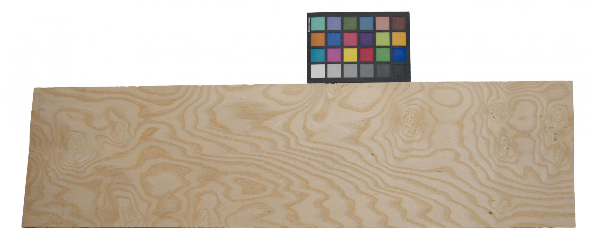 Esche Maser, weiß -Furnier (0,6mm) - 1,61m² (6Stk. x 103cm x 26cm)