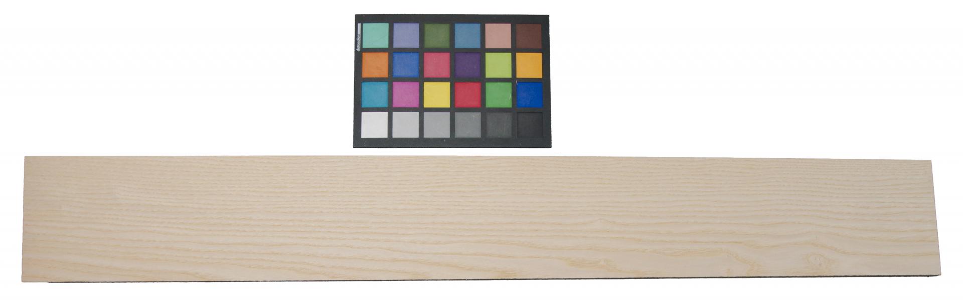 White Ash, - veneer (1,4mm) - 1,23m² (12pcs. x 89cm x 11,5cm)