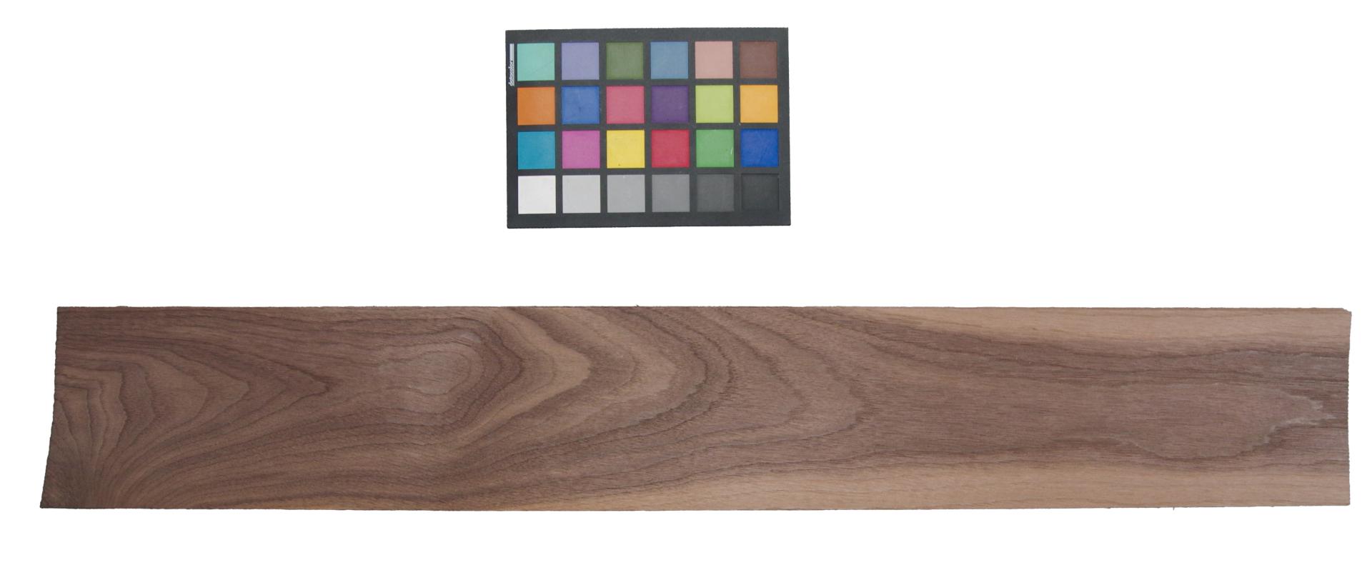 American Black Walnut, - veneer (2,4mm) - 0,49m² (4pcs. x 90cm x 13,5cm)