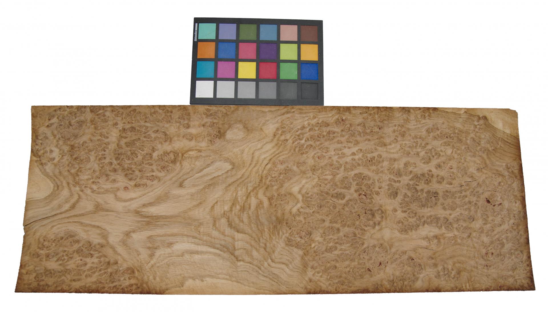 Eiche, Maser (Roseneiche) -Furnier (0,6mm) - 2,37m² (13Stk. x 70cm x 26cm)