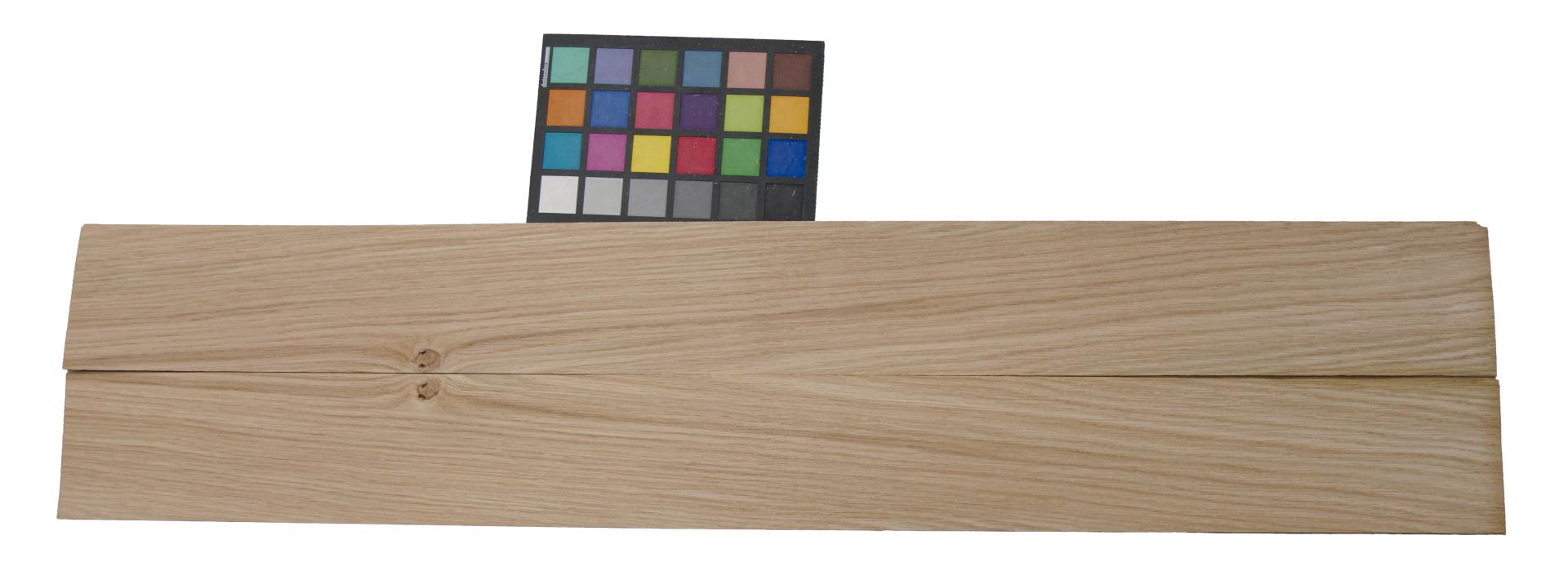 Eiche, europäische -Furnier (0,9mm) - 1,44m² (16Stk. x 95cm x 9,5cm)