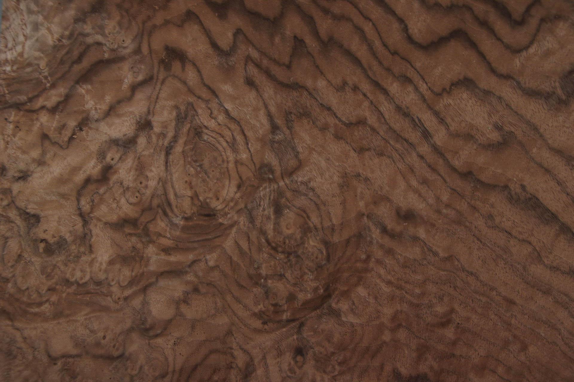 Californian Walnut Burl, - veneer (1,8mm) - 1,32m² (7pcs. x 45cm x 42cm)