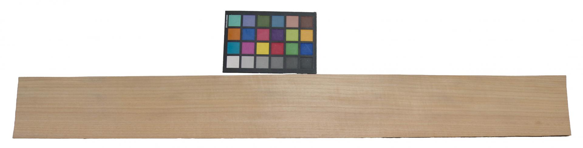 Anegre, - veneer (0,6mm) - 1,5m² (10pcs. x 115cm x 13cm)