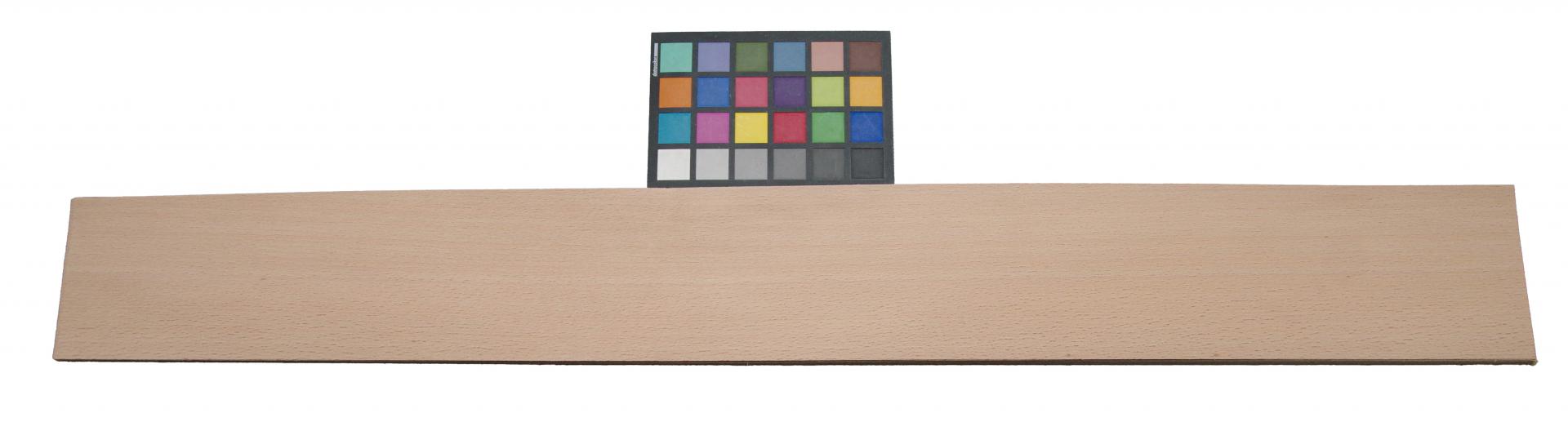 Beech, - veneer (0,6mm) - 3,59m² (24pcs. x 115cm x 13cm)