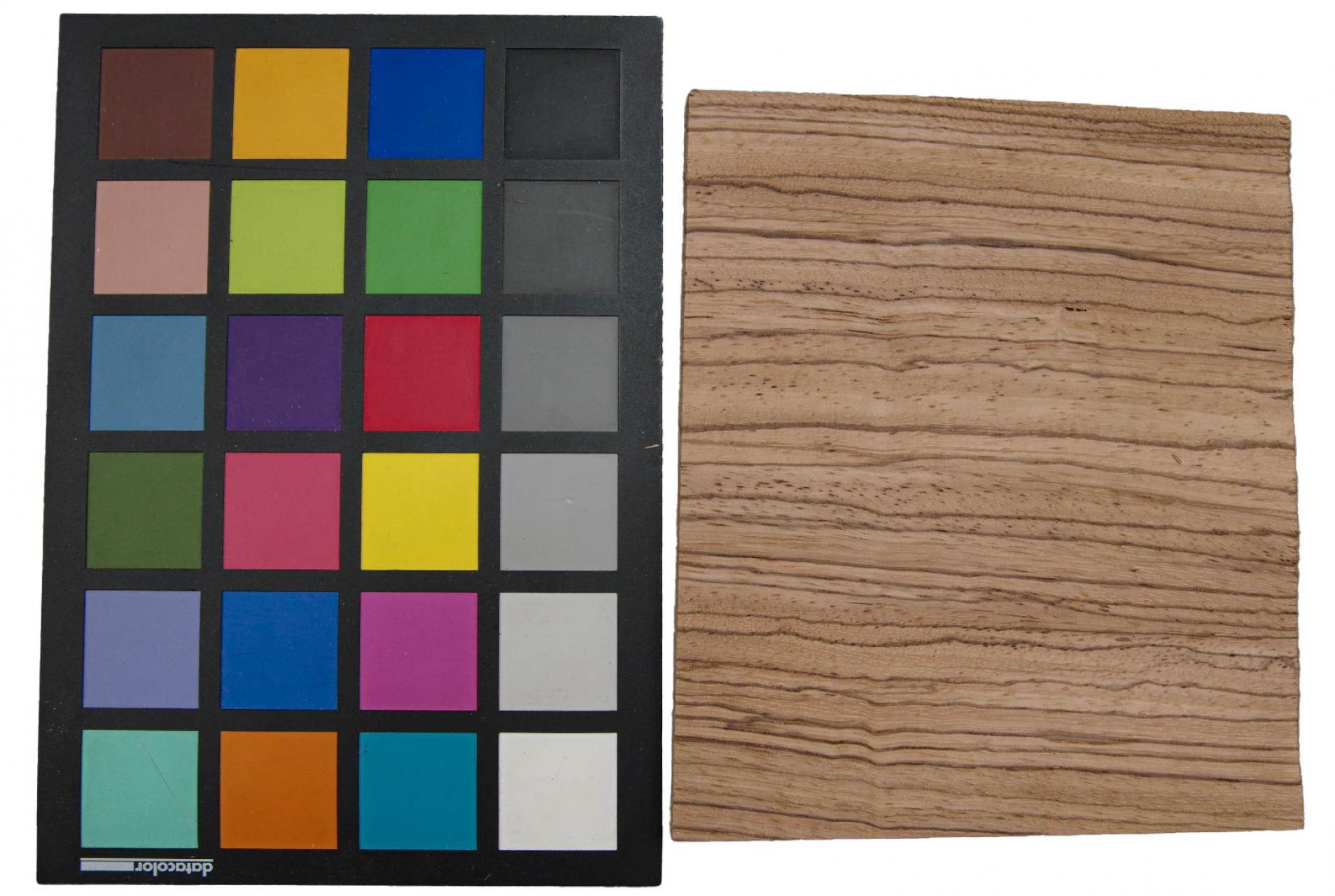 Zebrano -Furnier (0,6mm) - 0,43m² (22Stk. x 13cm x 15cm)