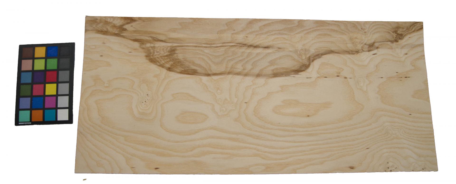 Esche Maser; oliv -Furnier (0,6mm) - 2,99m² (10Stk. x 83cm x 36cm)