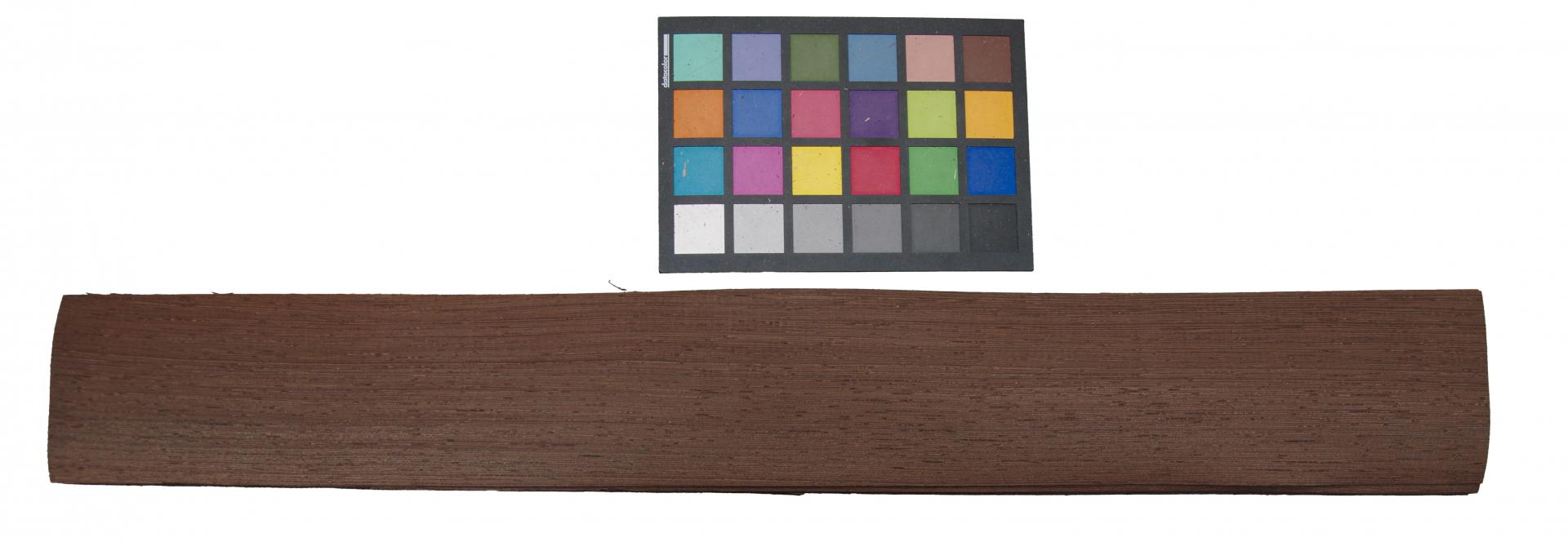 Wenge -Furnier (0,6mm) - 1,11m² (16Stk. x 73cm x 9,5cm)