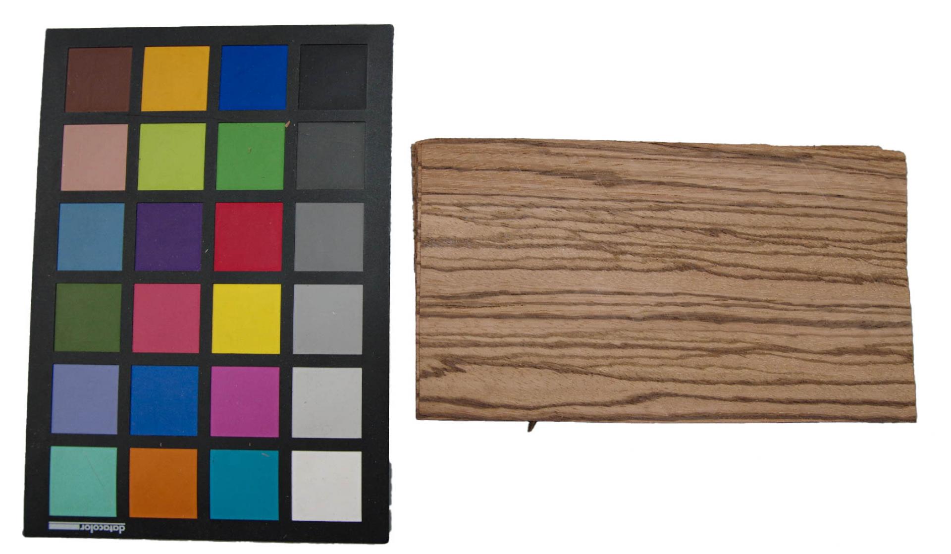 Zebrano -Furnier (0,6mm) - 0,32m² (18Stk. x 18cm x 10cm)