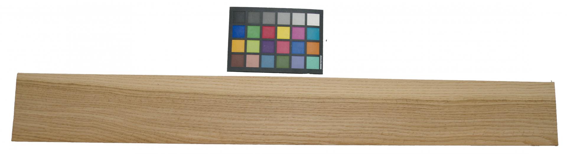 European Oak, - veneer (0,6mm) - 3,6m² (24pcs. x 111cm x 13,5cm)
