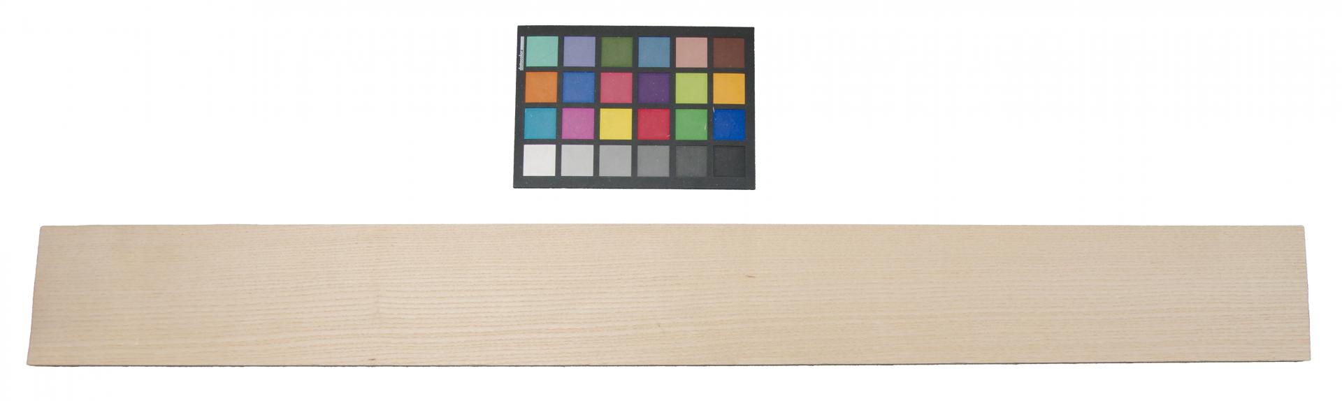 White Ash, - veneer (1,4mm) - 1,35m² (12pcs. x 102cm x 11cm)