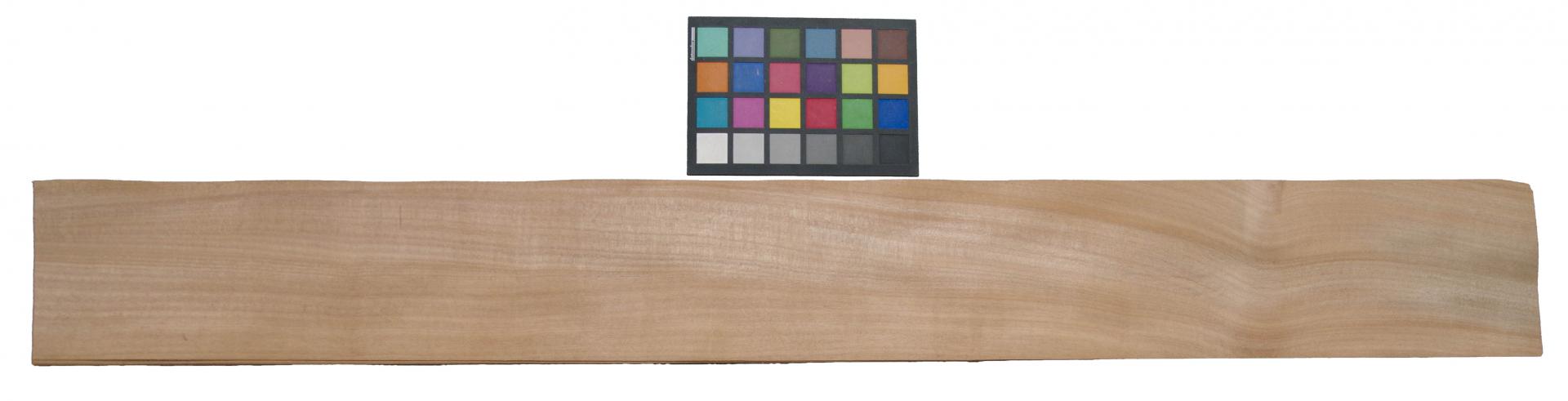 Anegre, - veneer (0,6mm) - 1,86m² (10pcs. x 128cm x 14,5cm)