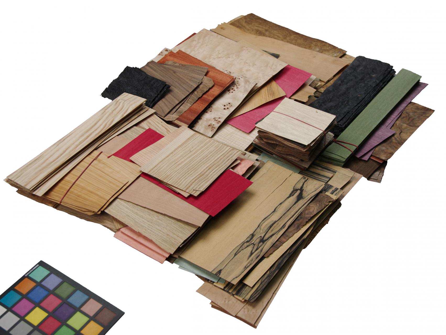 Furniere für Intarsien Mischung