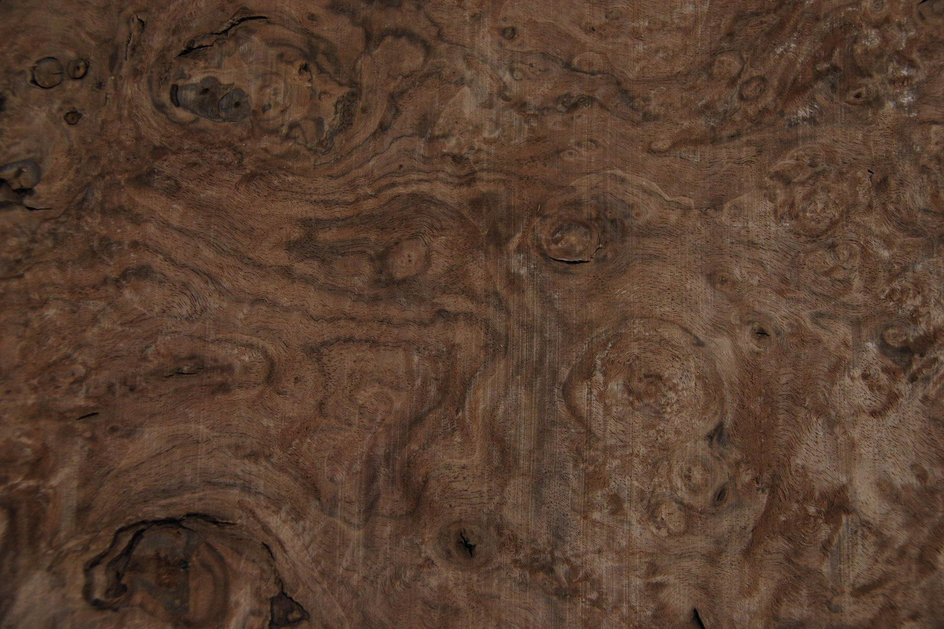 Californian Walnut Burl, - veneer (1,5mm) - 0,87m² (12pcs. x 33cm x 22cm)