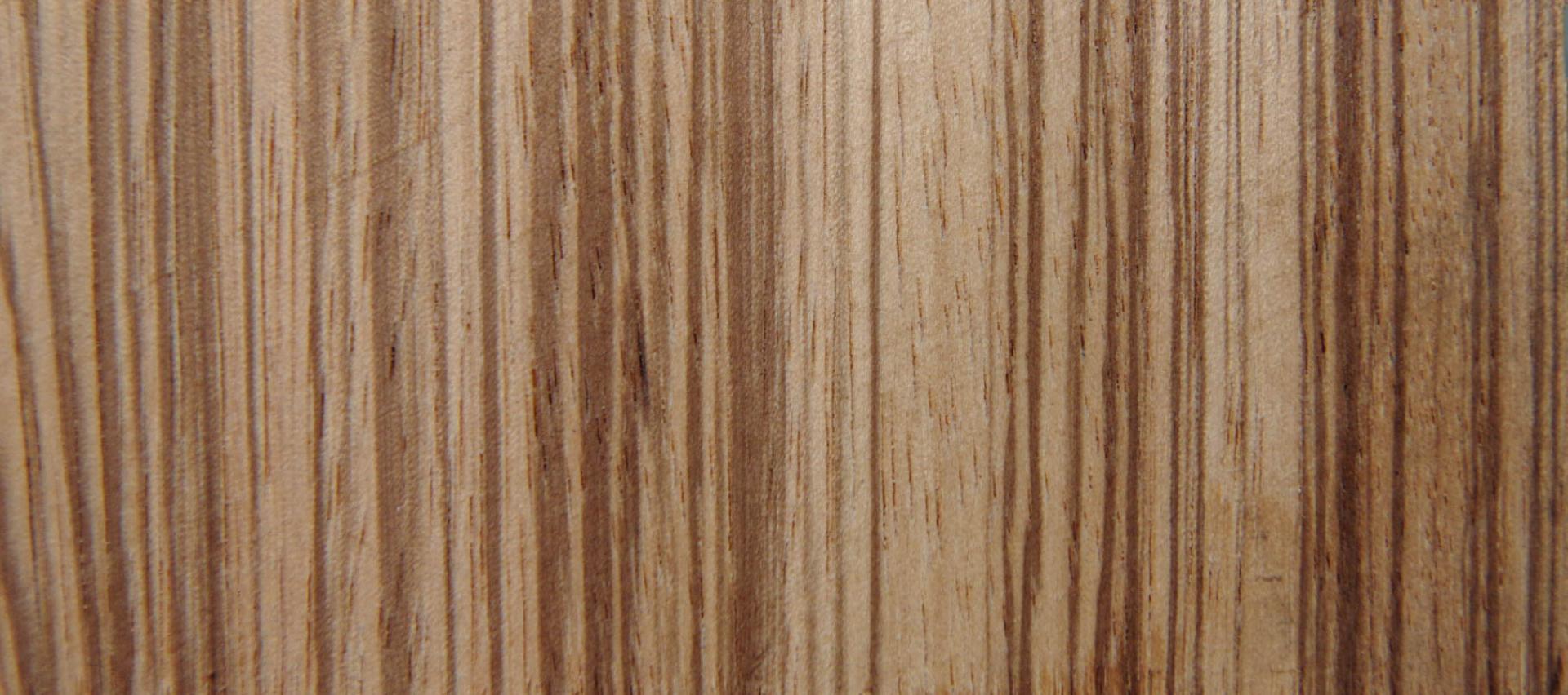 Zebrano- Schnittholz- (0,00015m³, 1Stk. x 5cm x 10cm x 3cm)