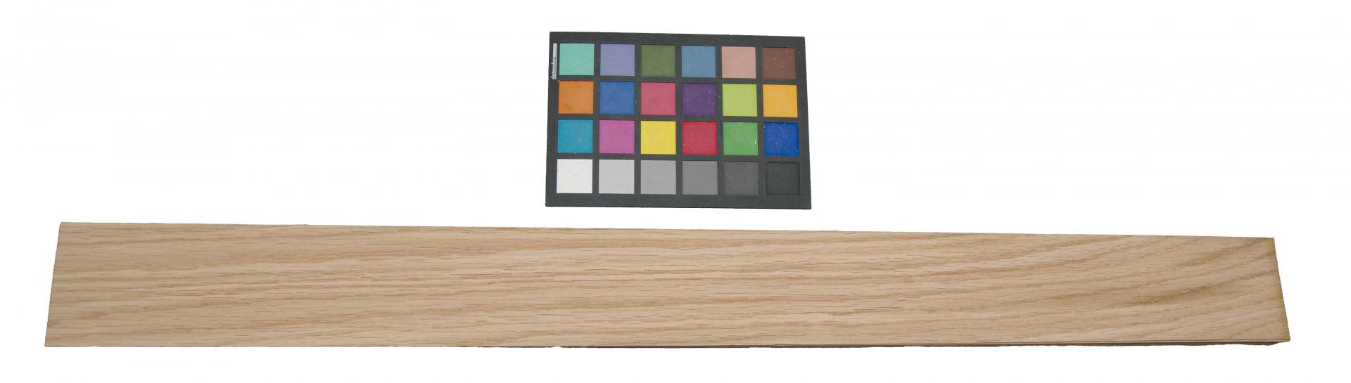 Eiche, europäische -Furnier (0,9mm) - 0,54m² (8Stk. x 90cm x 7,5cm)