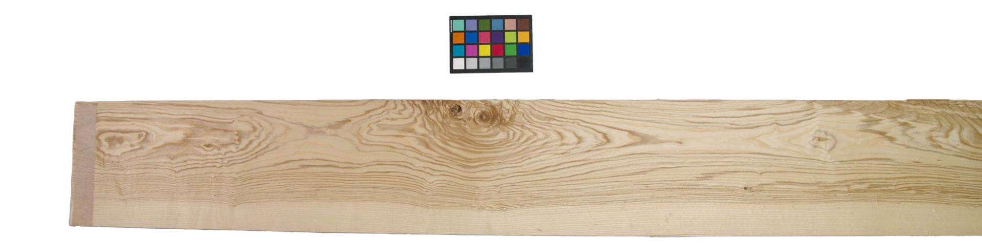 Olive Ash, veneer with Colour reference card
