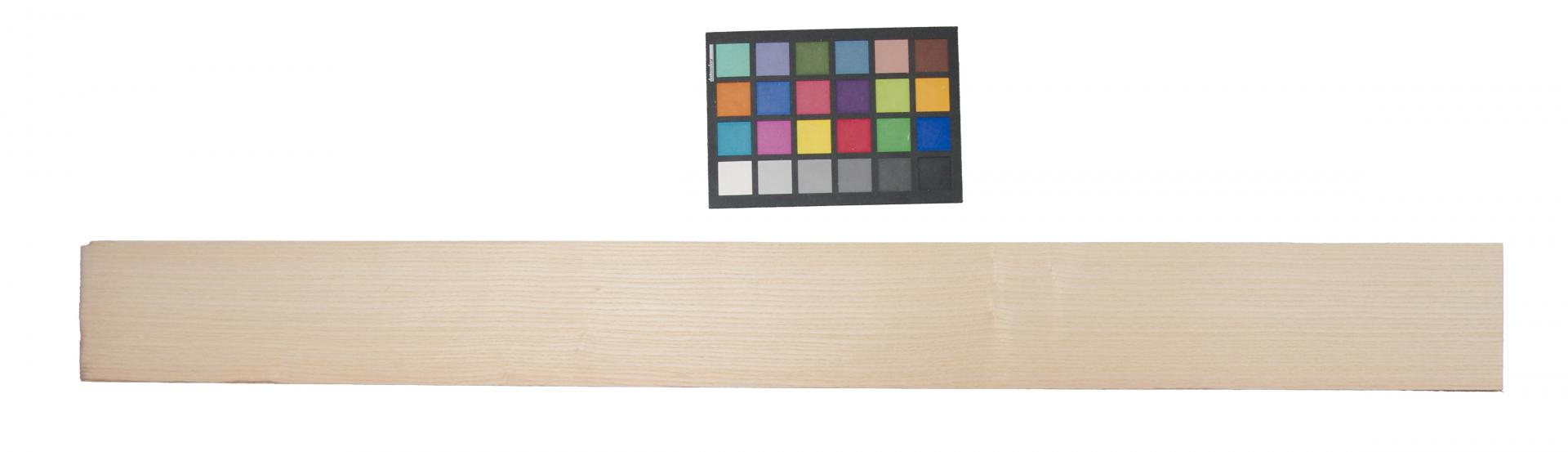 White Ash, - veneer (1,4mm) - 1,45m² (12pcs. x 110cm x 11cm)