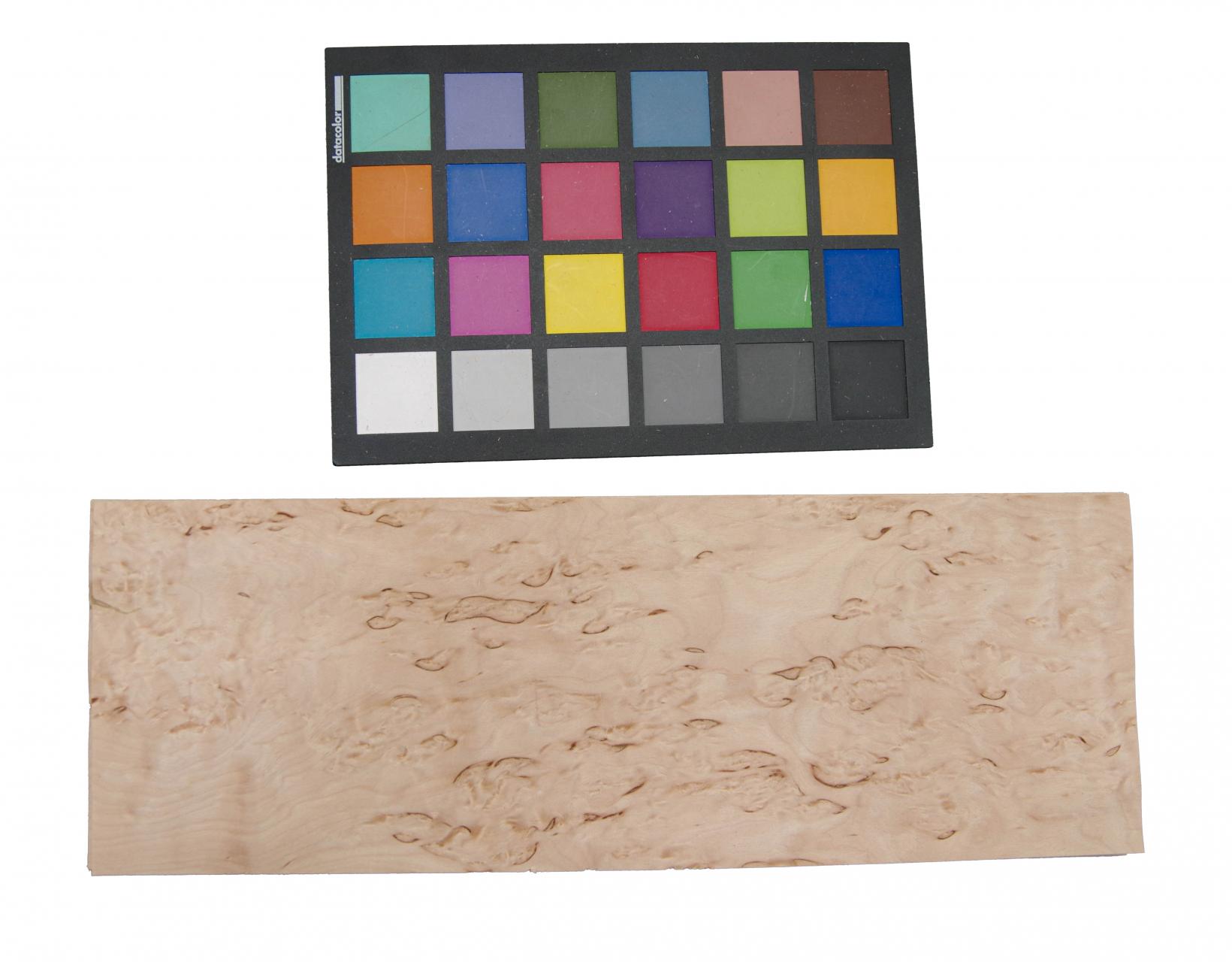 Birke Maser -Furnier (0,6mm) - 0,44m² (12Stk. x 33cm x 11cm)