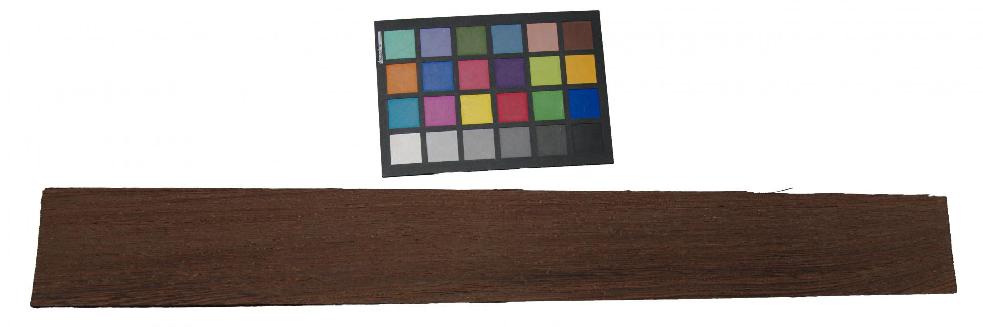 Wenge -Furnier (0,6mm) - 0,46m² (7Stk. x 77cm x 8,5cm)